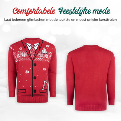UglyXmas Foute Kersttrui Heren 'Keurig Noël' - Maat XL