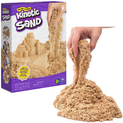 Kinetic Sand Natuurlijk Bruin Zand - 2,5 kg voor Creatief Spel