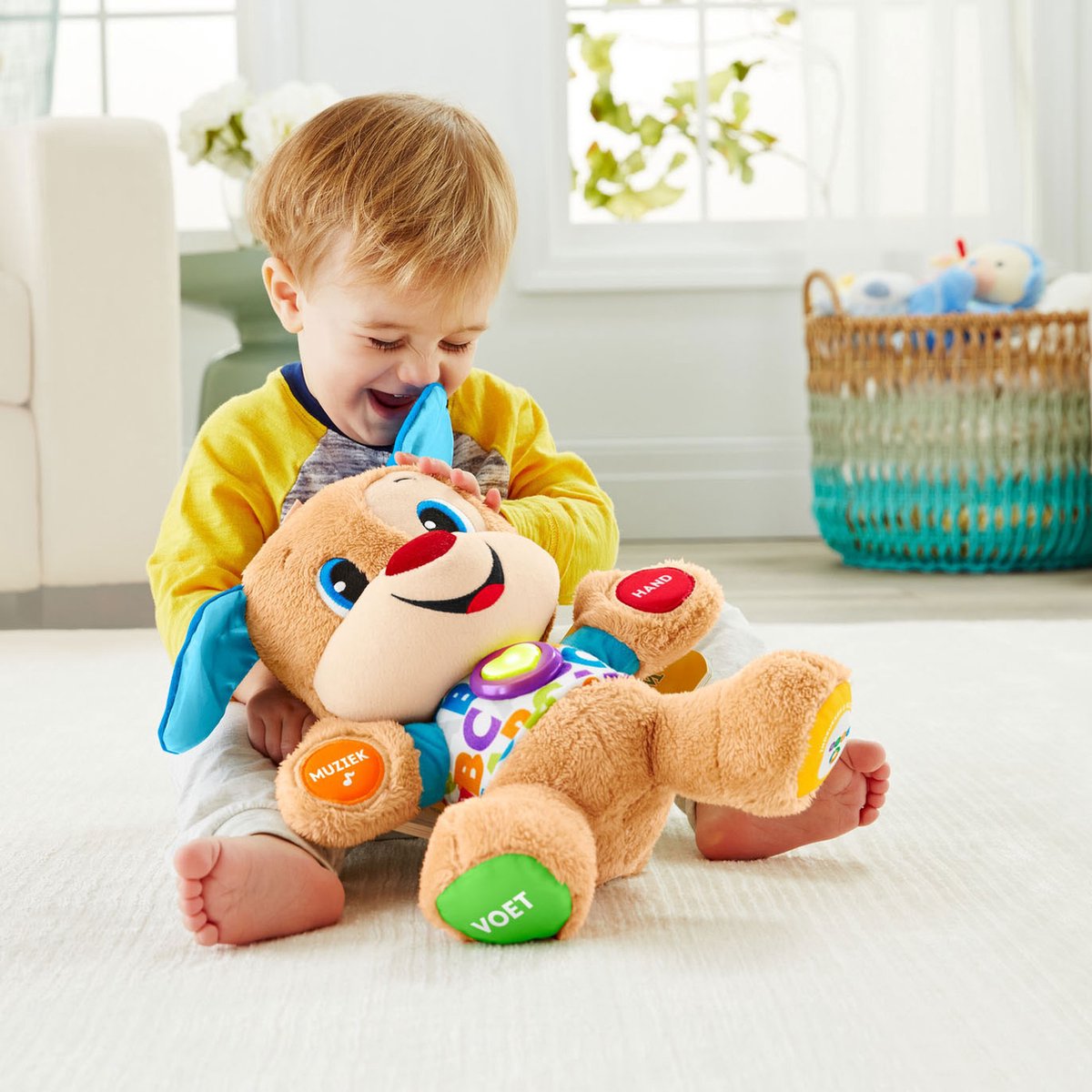 Fisher-Price Leerplezier Eerste Woorden Puppy - Interactief