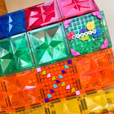 COBLO Magnetische Bouwstenen 12-delig - Montessori Speelgoed