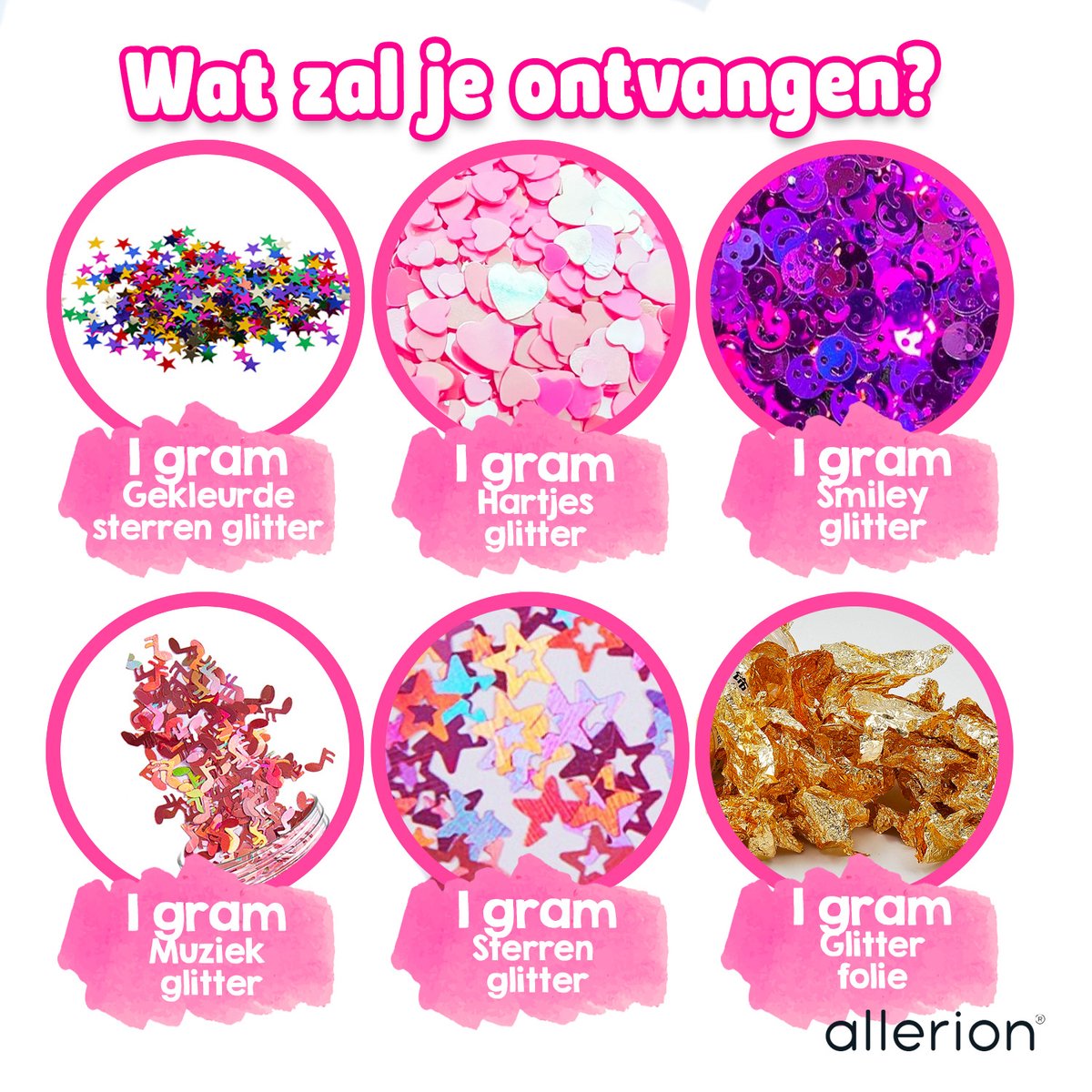 Allerion Glitter Knutselset Eenhoorn - 1043 Stuks