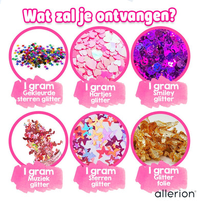 Allerion Glitter Knutselset Eenhoorn - 1043 Stuks