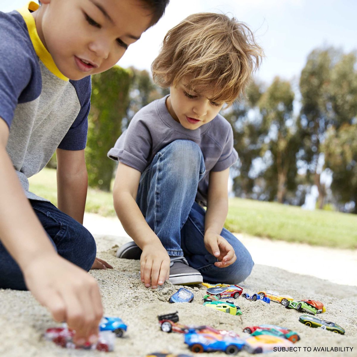 Hot Wheels Set van 10 Voertuigen