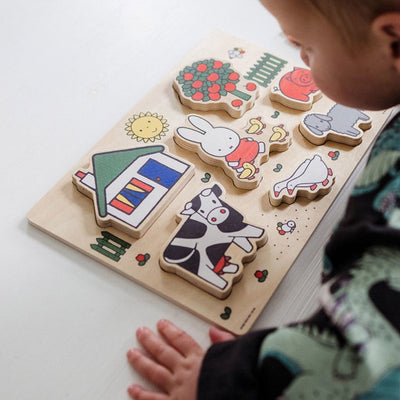 Bambolino Nijntje Houten Vormpuzzel - Educatief Speelgoed