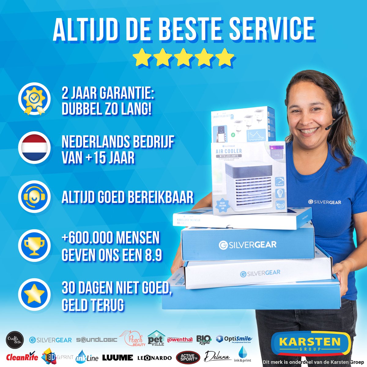 Silvergear Kindvriendelijke RC Drone - Grijs