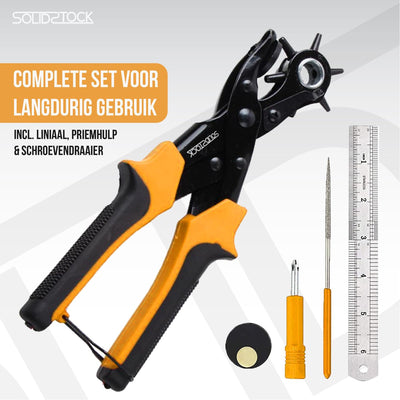 SolidStock Professionele Gaatjestang voor Riemen