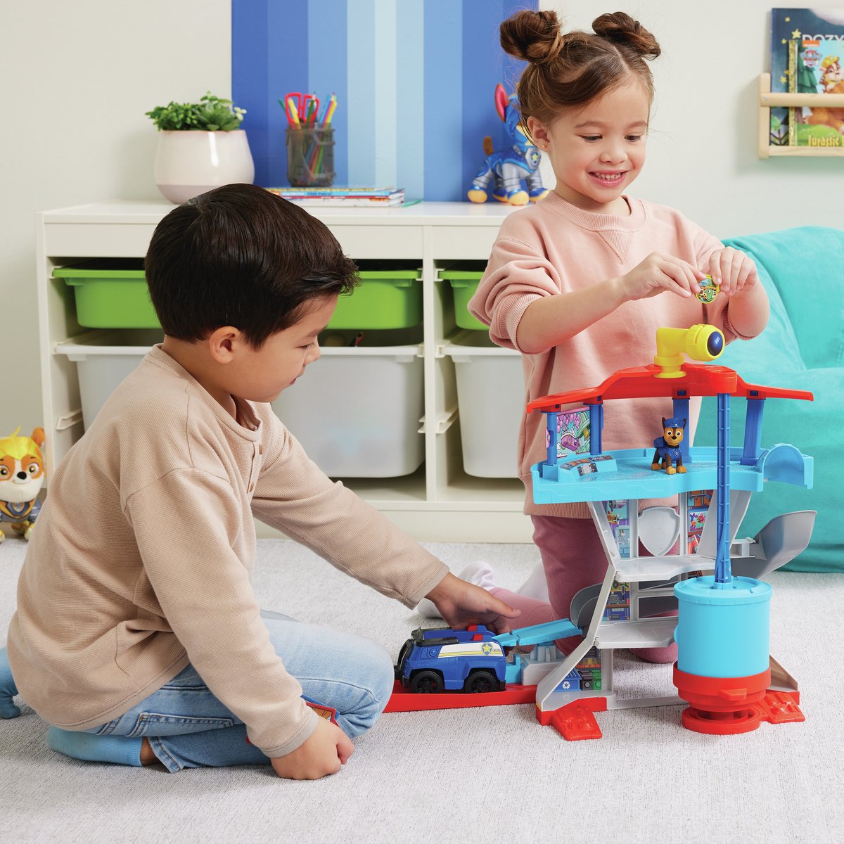PAW Patrol Controle Toren Speelset met Chase & Voertuig