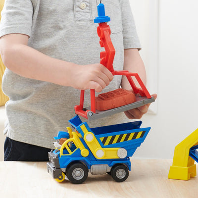 Rubble & Crew Kinetic Speelset Bouwplaats met Kraantoren