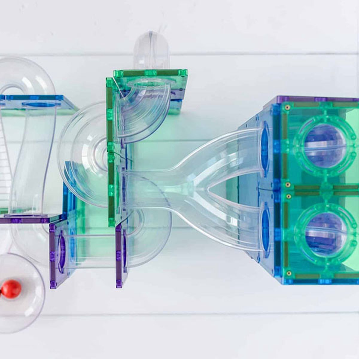 Connetix Baan Run Set - 92-delig Magnetisch Bouwpakket