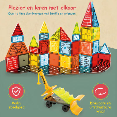 Olvy Magnetische Bouwstenen Set - 42-delig