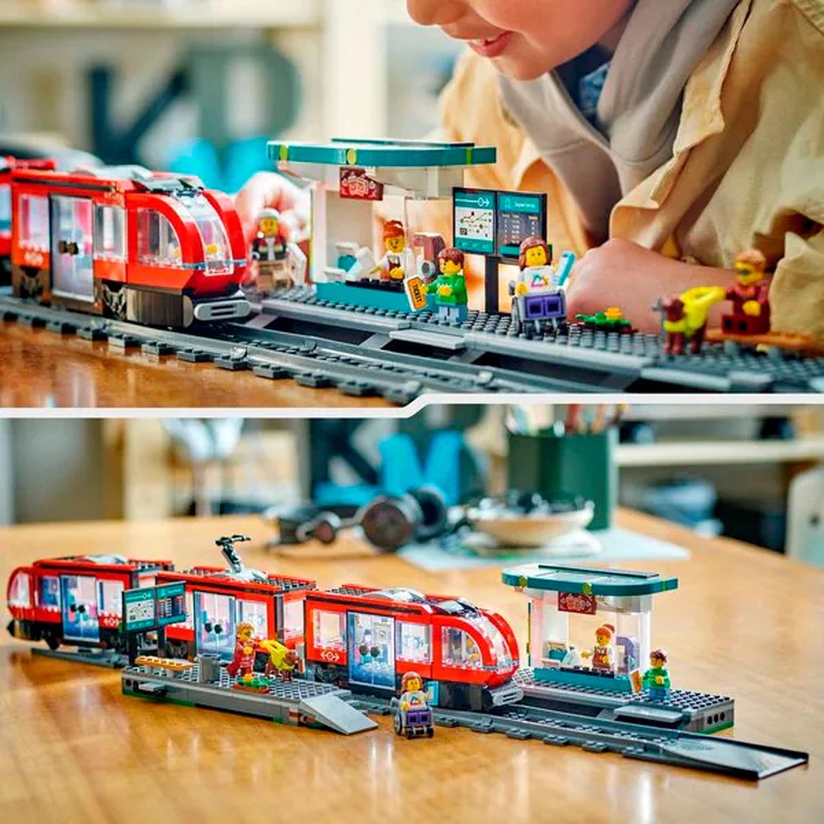 LEGO City Tram en Station - 60423