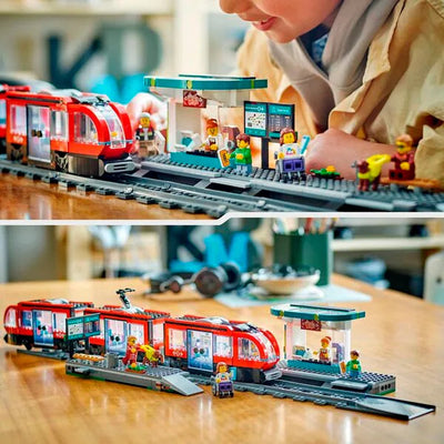LEGO City Tram en Station - 60423