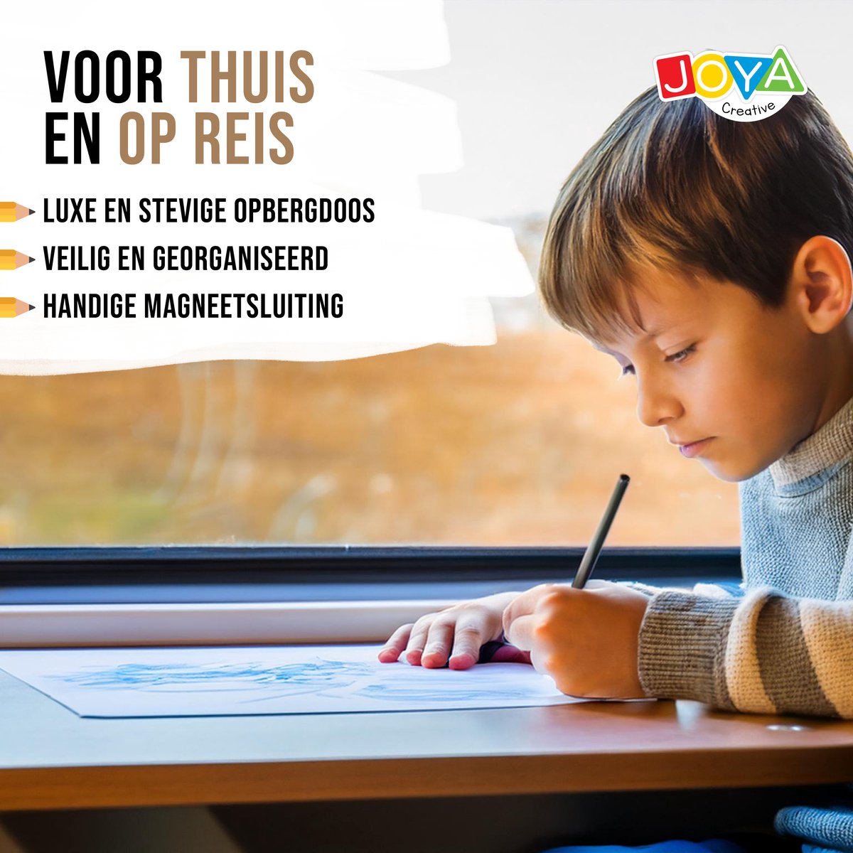 JOYA CREATIVE Luxe Kleurpotlodenset - 72 Stuks