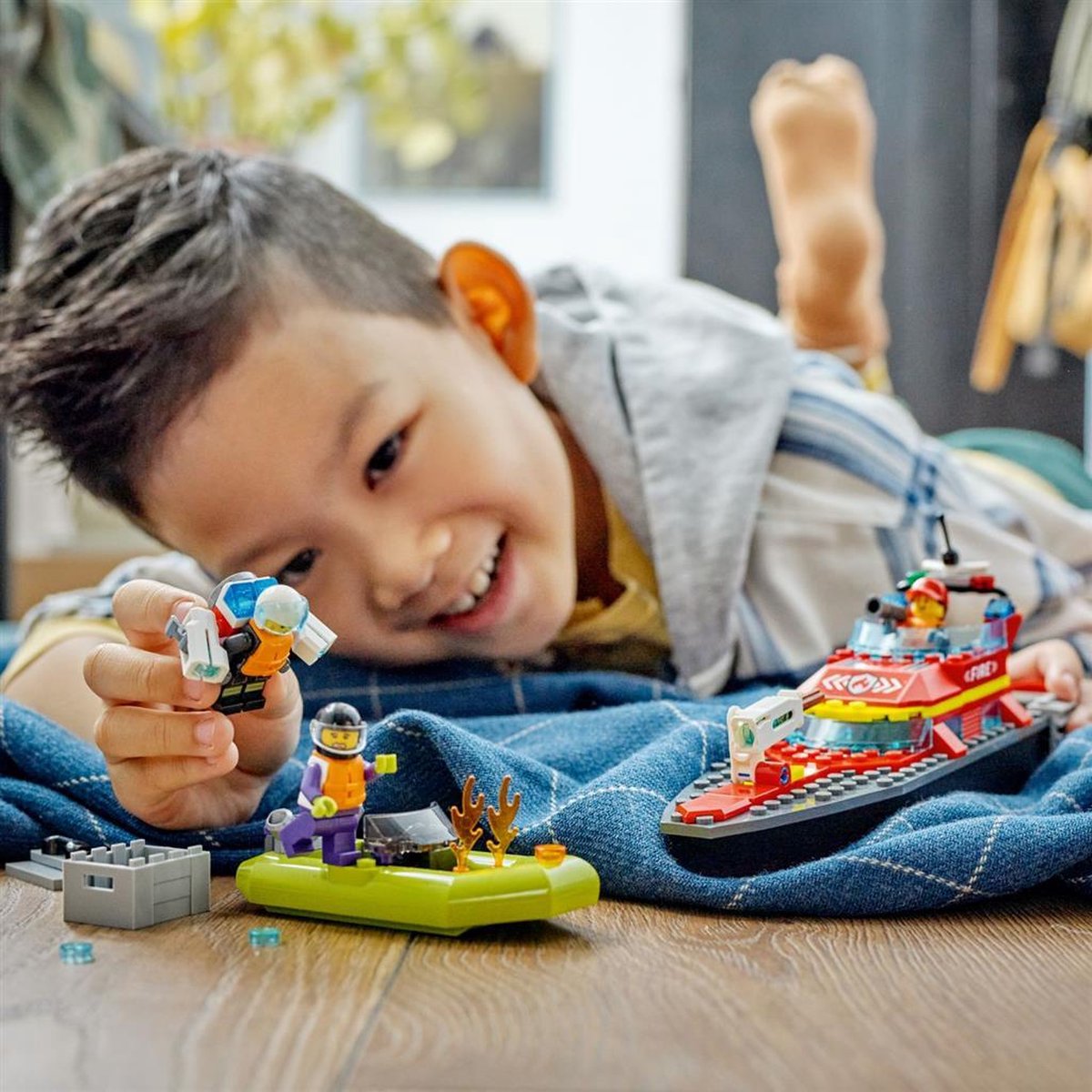 LEGO City Brandweer Reddingsboot - 60373