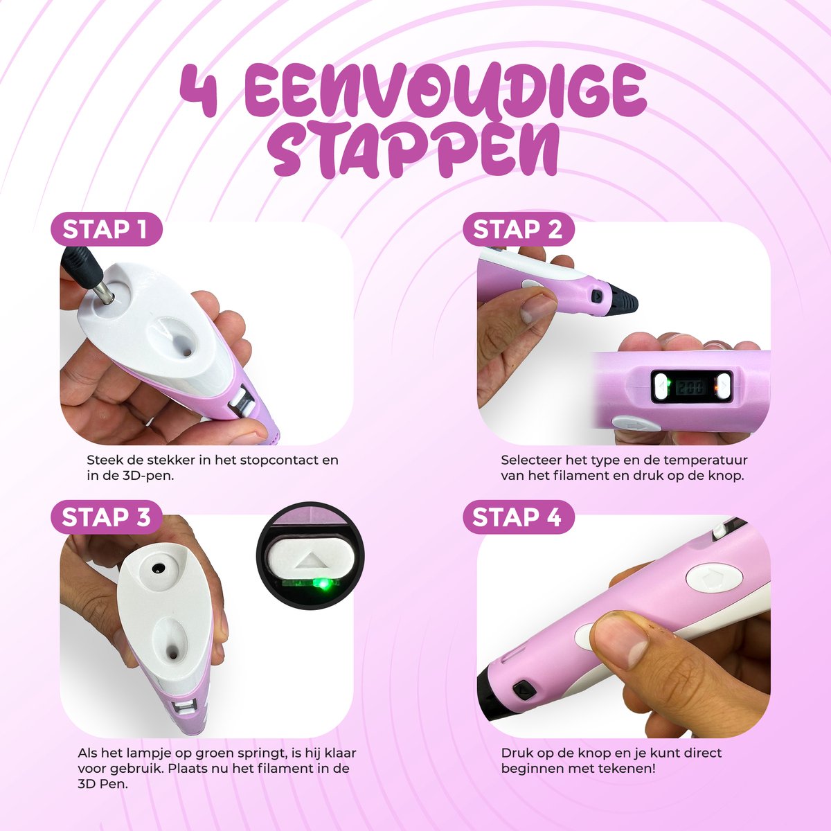 Fits4Kids Stylo 3D Starter Pack XXL - Inclusief Accessoires