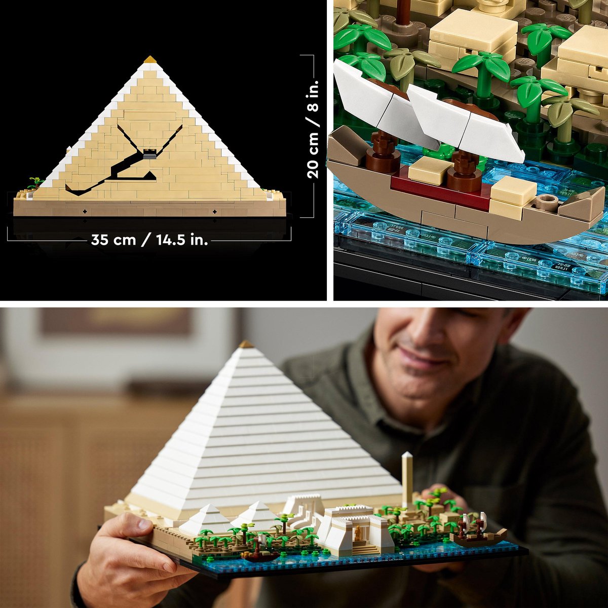 LEGO Architectuur La Grande Pyramide van Gizeh - 21058
