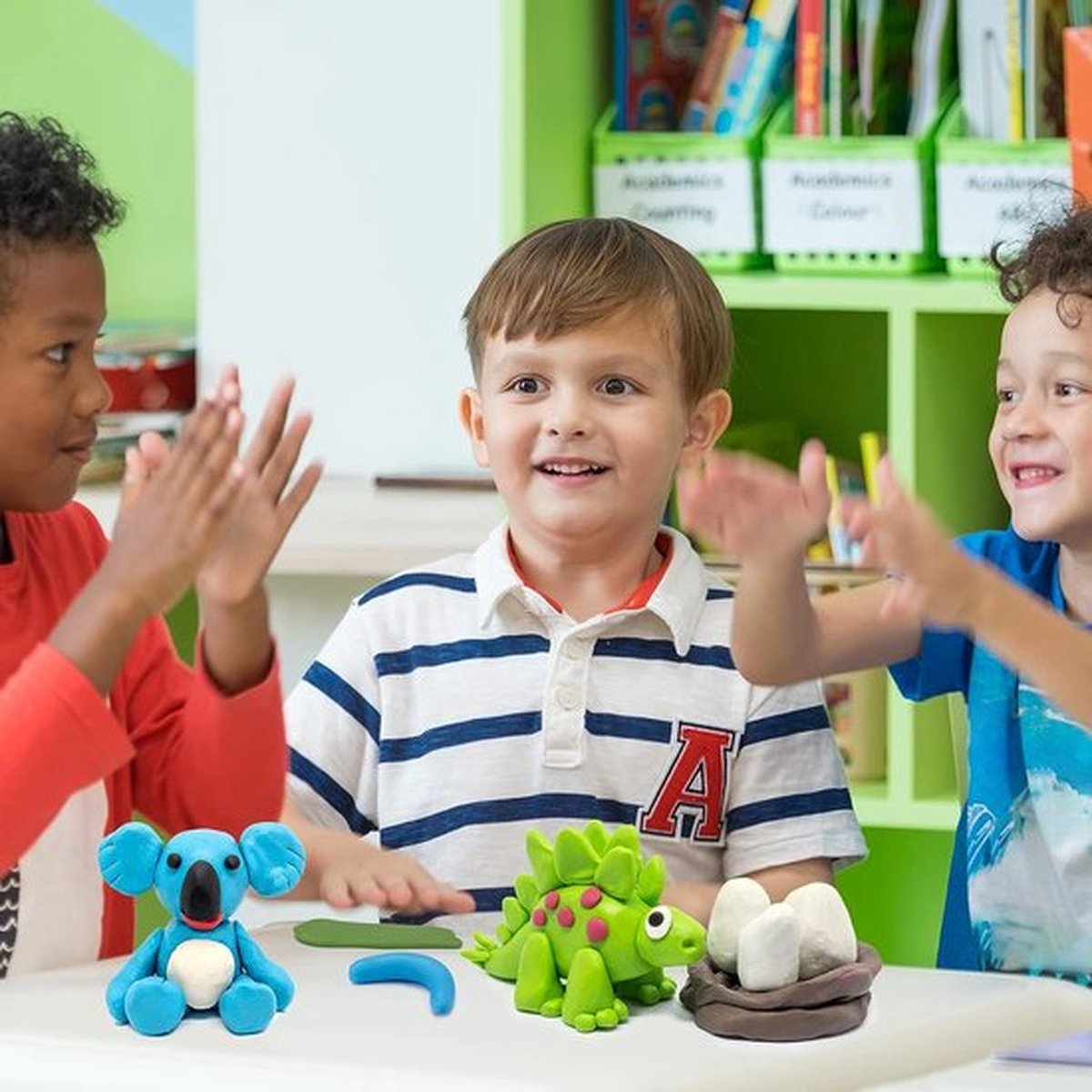 Bolke® Auto-Drogende Klei Set met 70 Kleuren