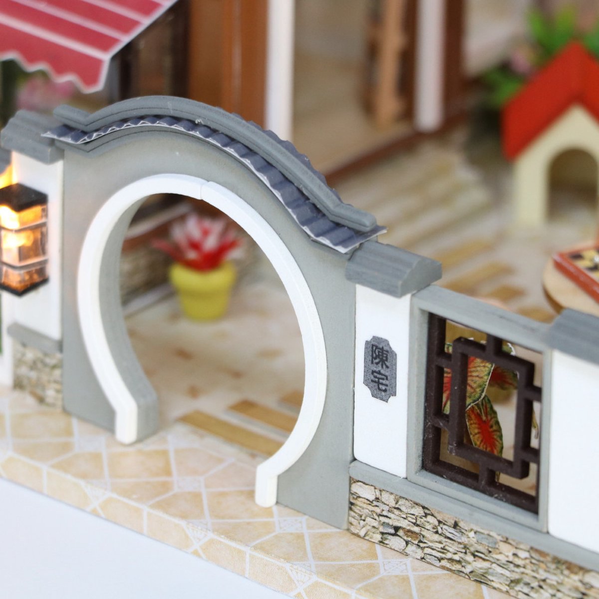 Crafts&Co Miniatuur Poppenhuis Kit - Nostalgic Village
