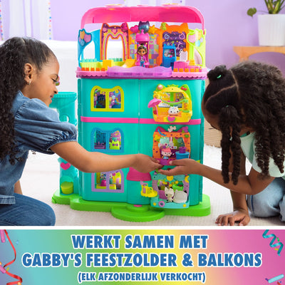 Gabby's Poppenhuis Feesthuis met Figuren en Geluiden - 60 cm