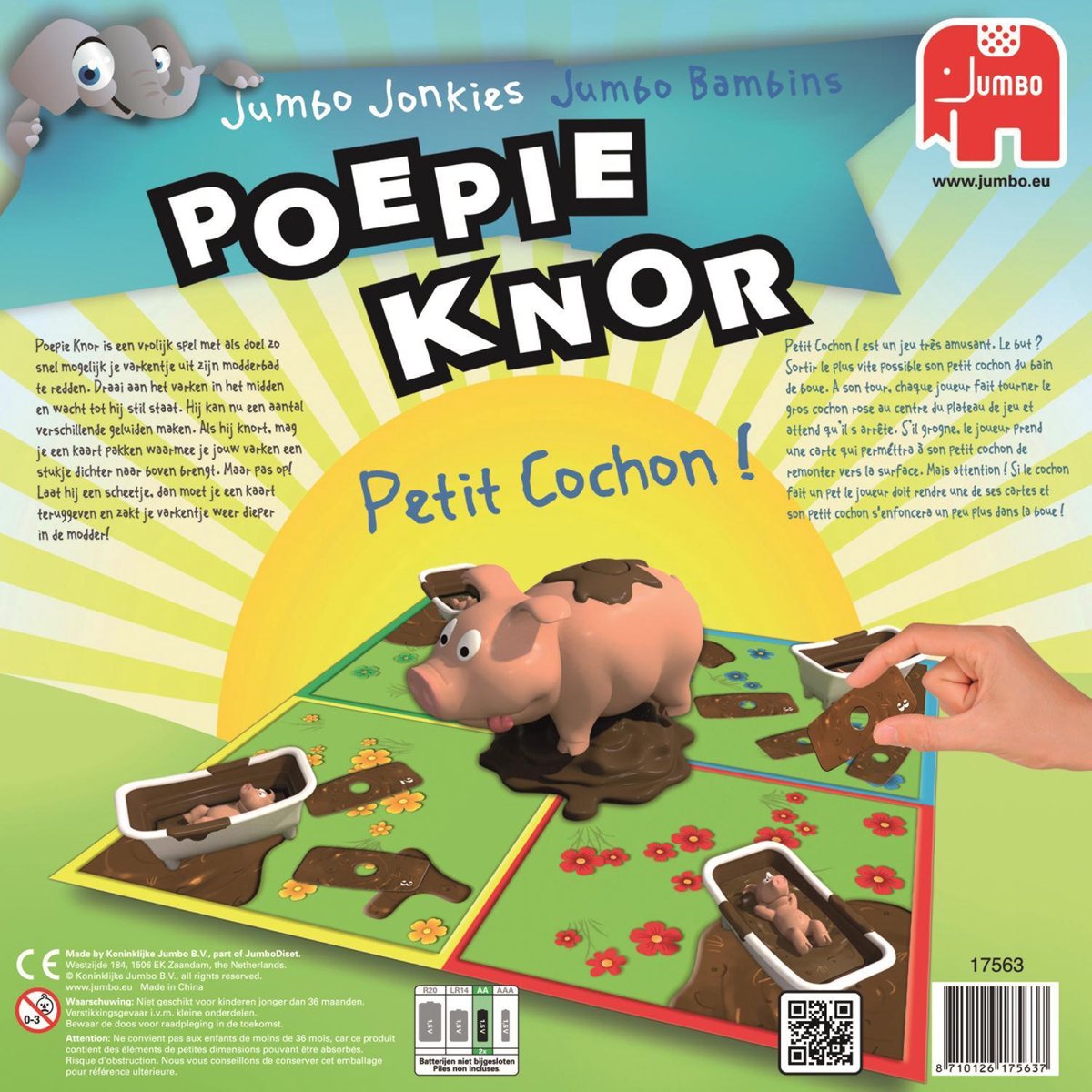 Jumbo Jonkies Poepie Knor Kaartspel voor Gelukzoekers
