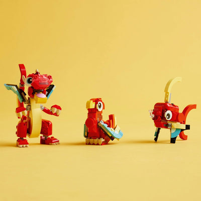 LEGO Creator 3-in-1 Rode Draak - 31145