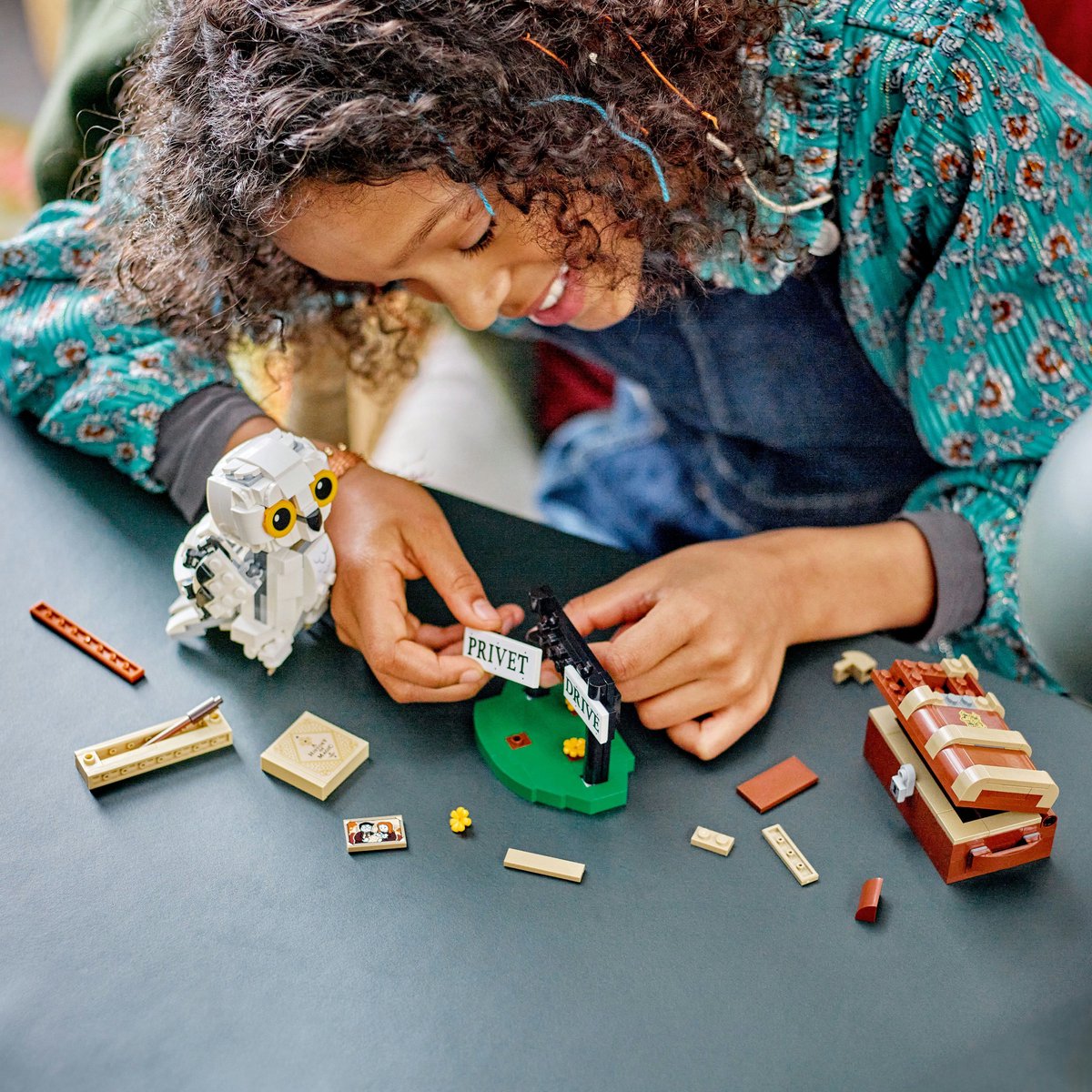 LEGO Harry Potter Hedwig op Ligusterlaan 4 - 76425