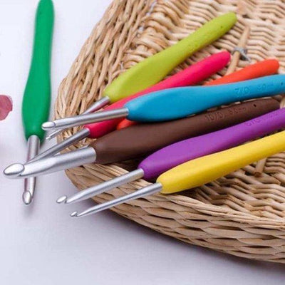 Sans Marque Ergonomische Haaknaaldenset 9-delig