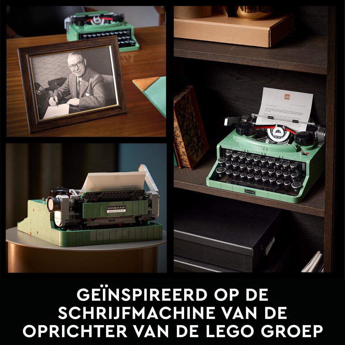 LEGO Ideas Schrijfmachine Bouwset - 21327