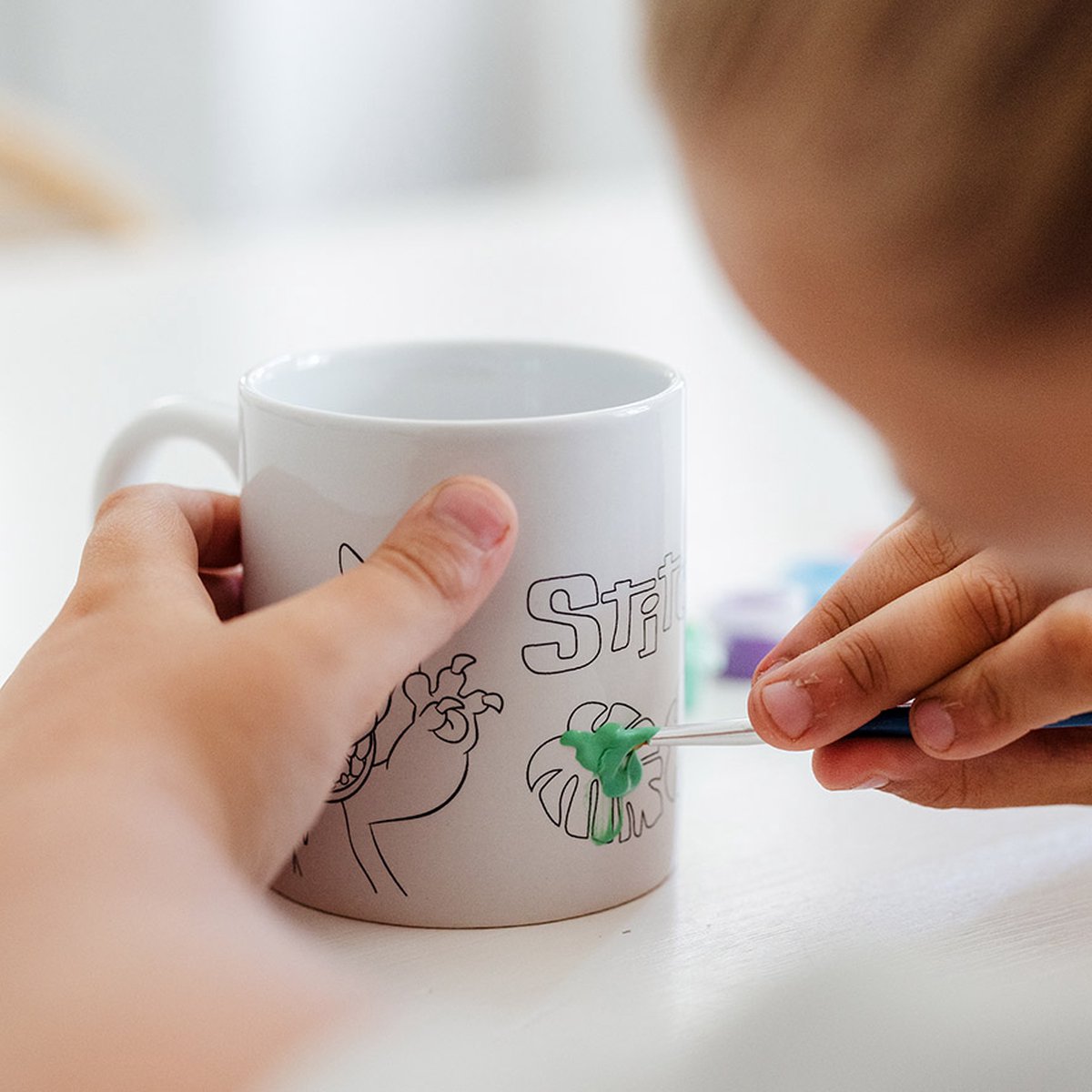 Totum Disney Lilo & Stitch Kleur je Eigen Keramische Mok