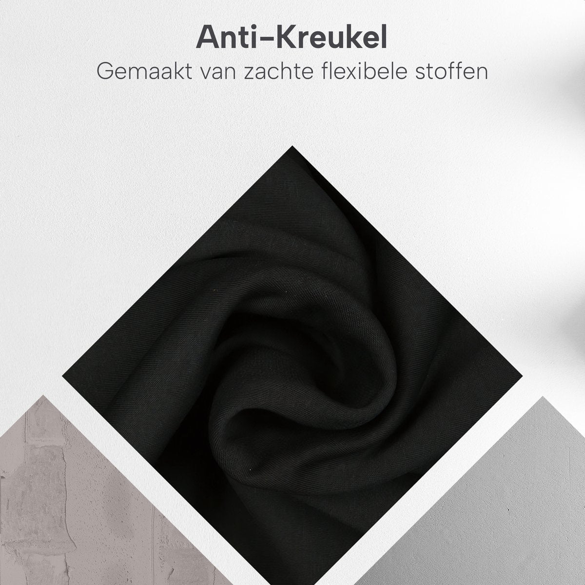 Rielse Reuzen Zwarte Stretch Tafelhoes ∅80-85 x 110 cm