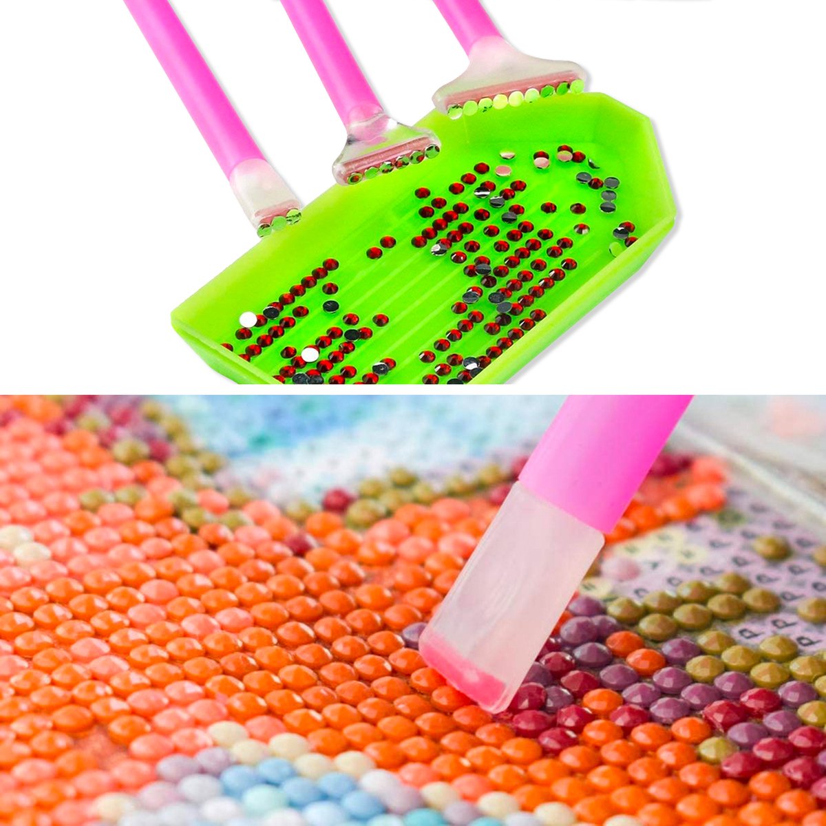 Happy Painter® Diamant Schilderen Set 48-delig met Opbergdoos