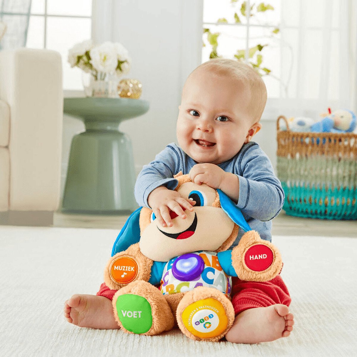 Fisher-Price Leerplezier Eerste Woorden Puppy - Interactief