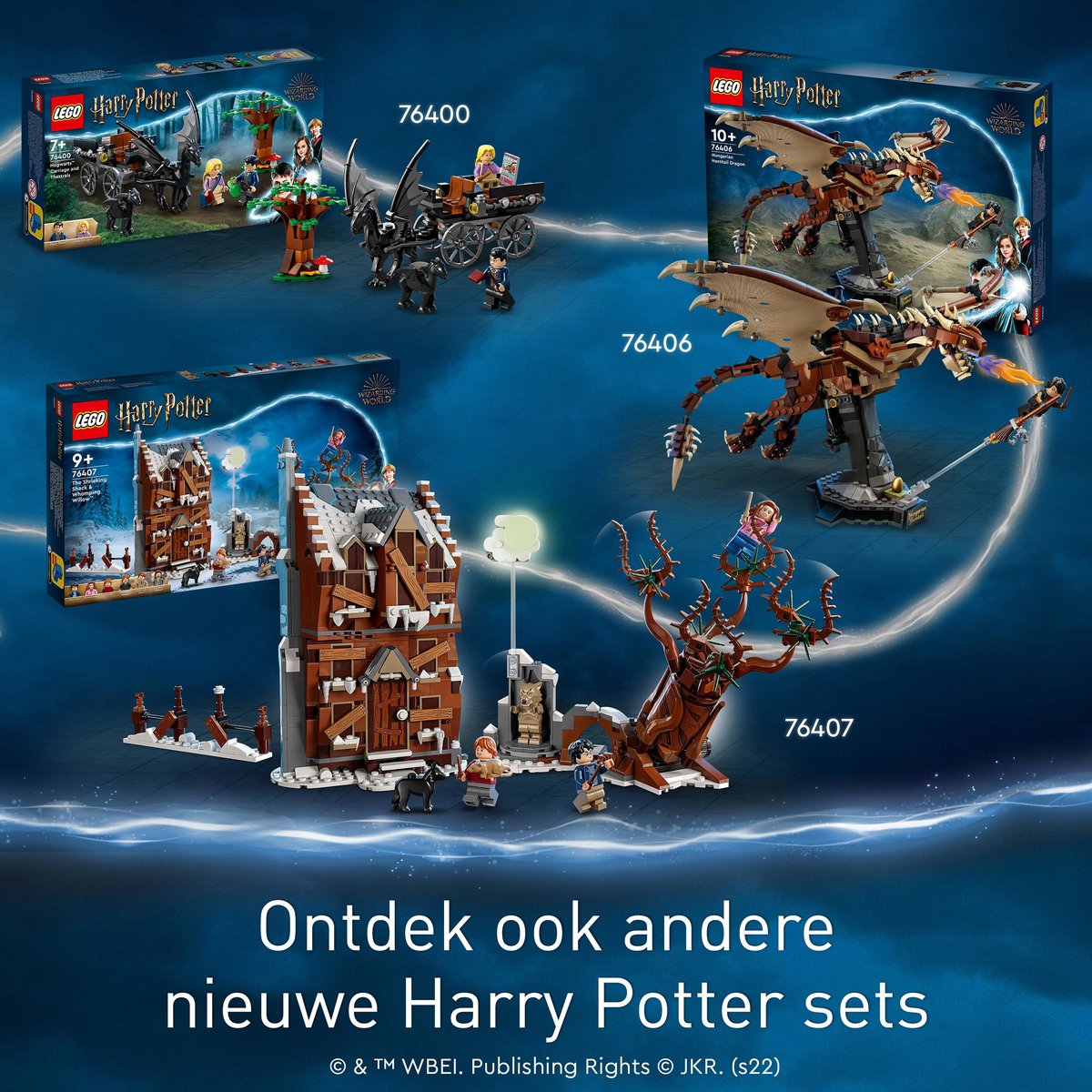LEGO Harry Potter Zweinsveld Koets en Thestrals - 76400