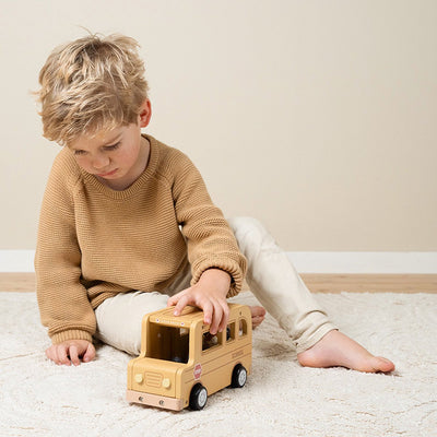 Little Dutch Houten Schoolbus met Figuren FSC