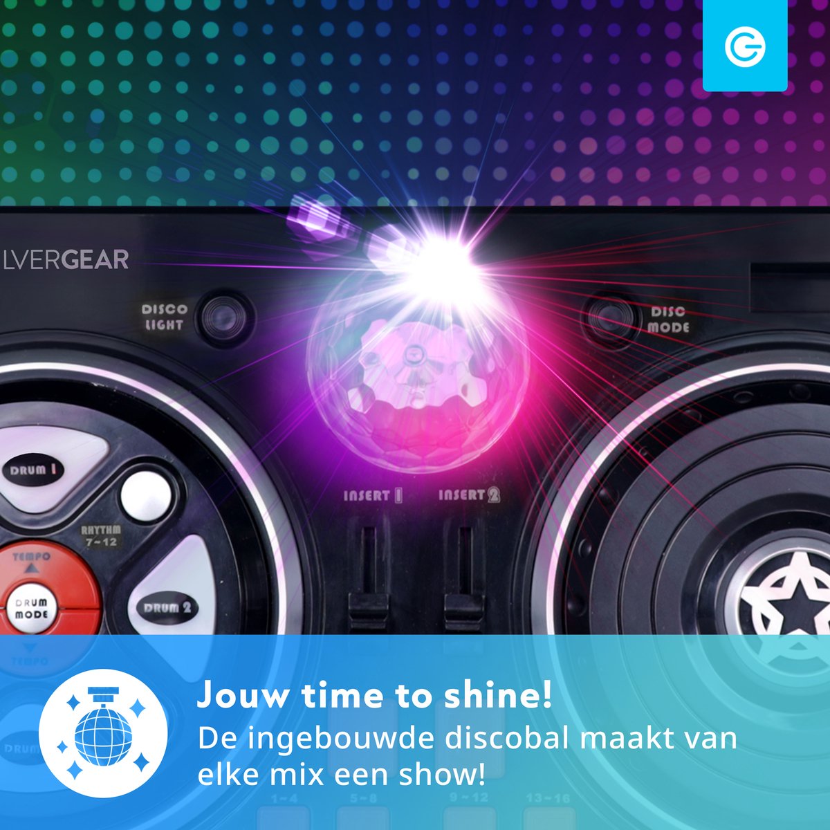 Silvergear DJ Set voor Kinderen - Mixconsole met Accessoires