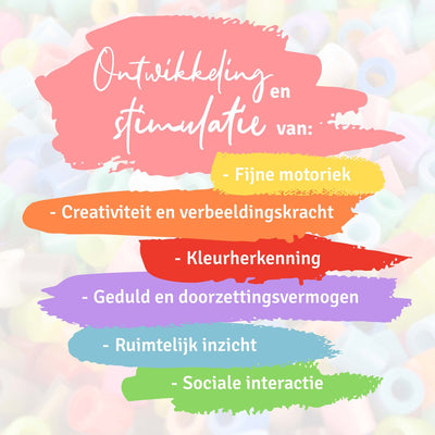 Vaessen Creative Strijkkralen Mix 24 Kleuren in Opbergdoos - 5000 st.