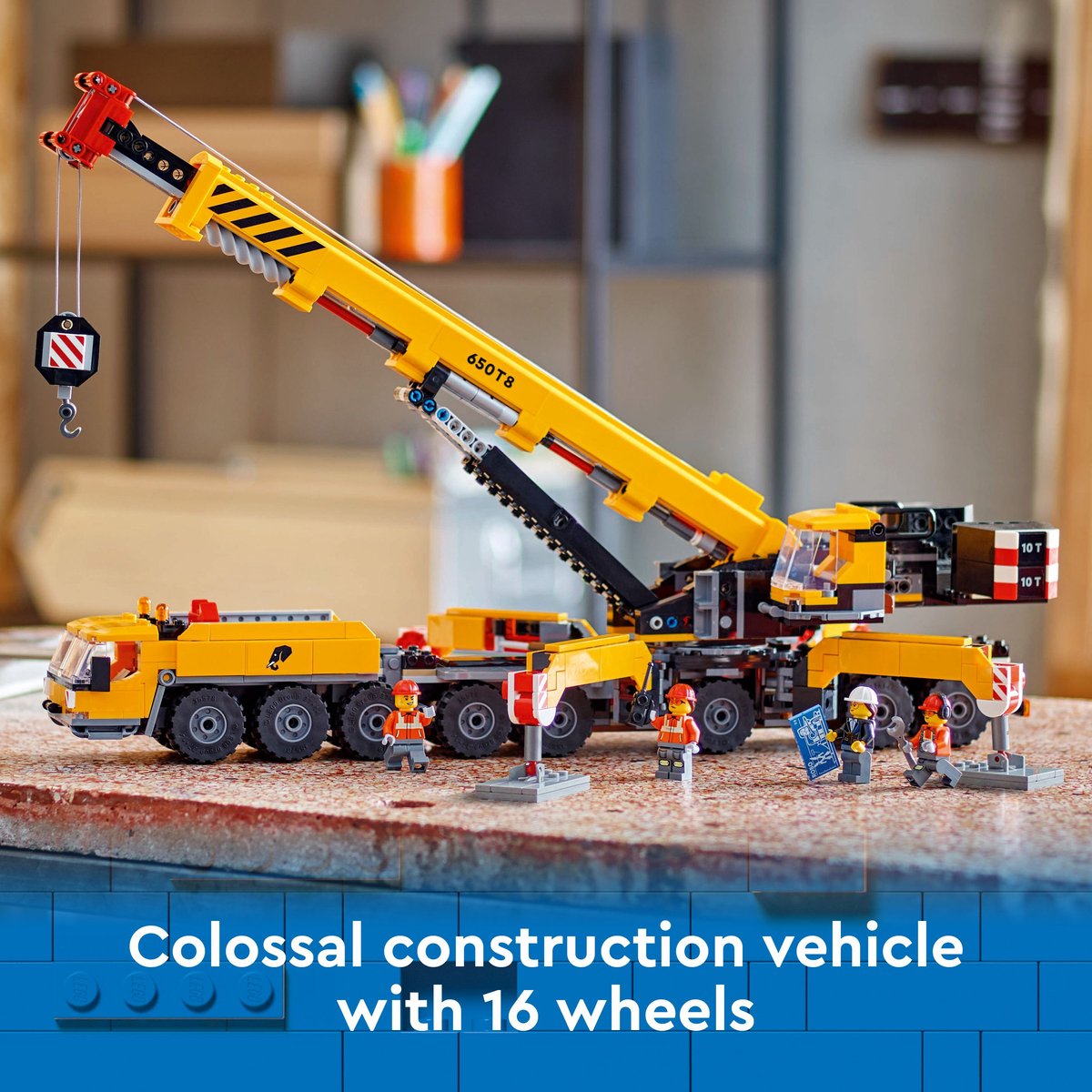 LEGO City Mobiele Bouwkraan Geel - 60409