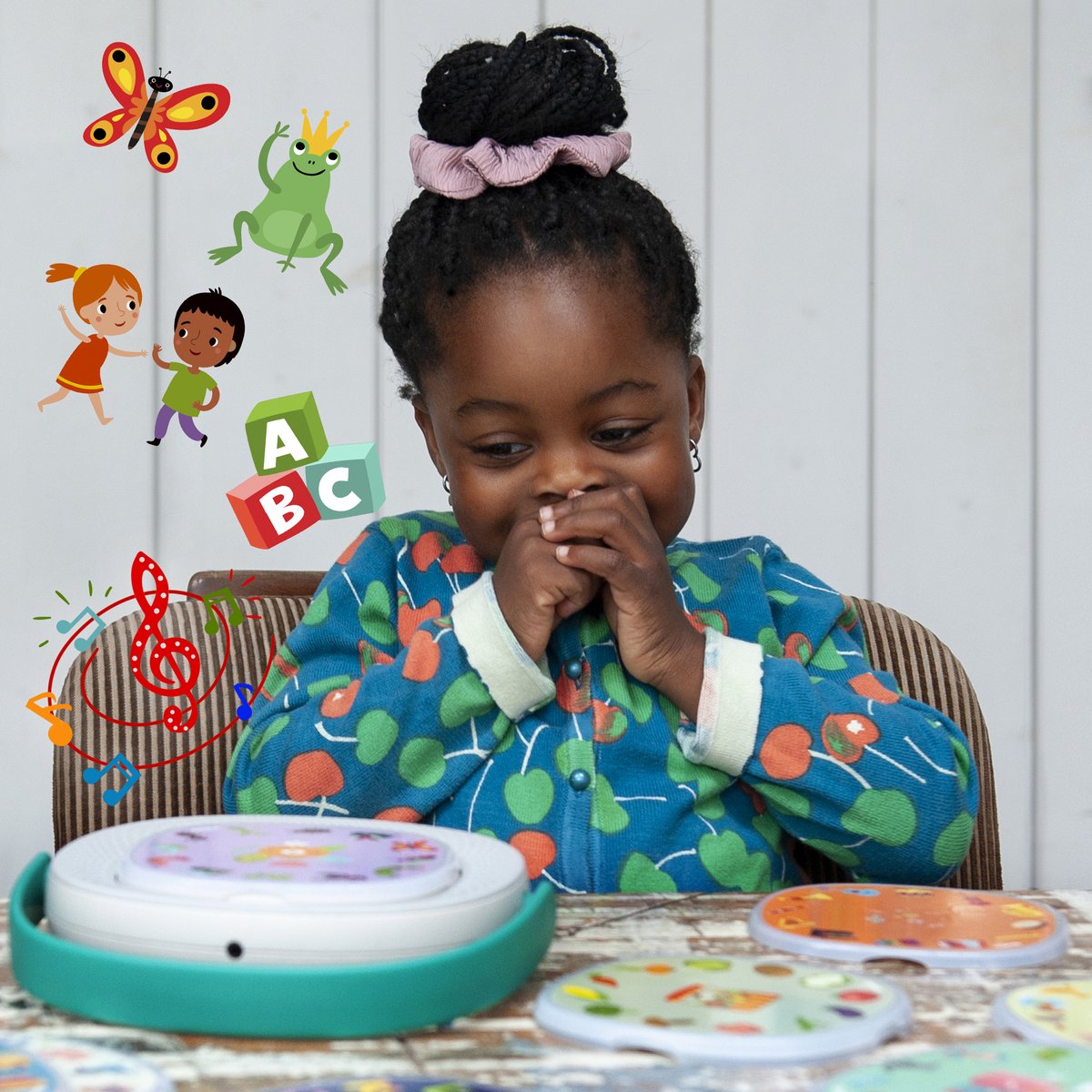 TIMIO Interactieve Audio Box + 5 Schijven - Educatief Speelgoed