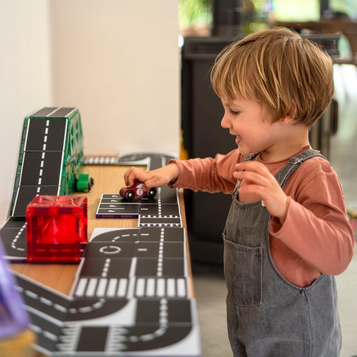 COBLO Magnet Toppers Roads 50-delig Educatief Speelgoed