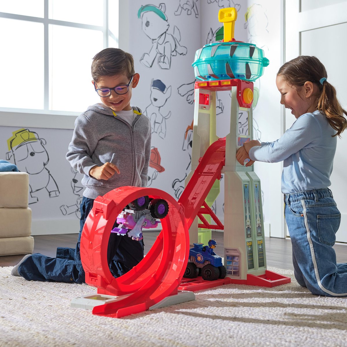 PAW Patrol Monster Truck van Roxi met Transformatie