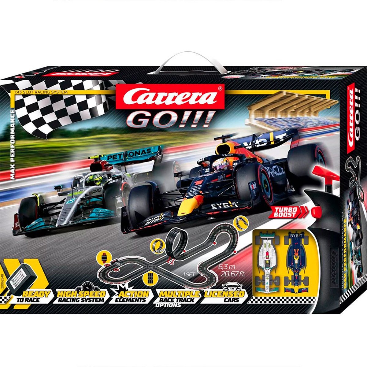 Carrera GO!!! Max Performance Racebaan Set