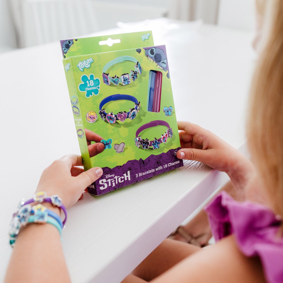 Totum Disney Lilo & Stitch Schuifarmbanden Set - 21 Delig