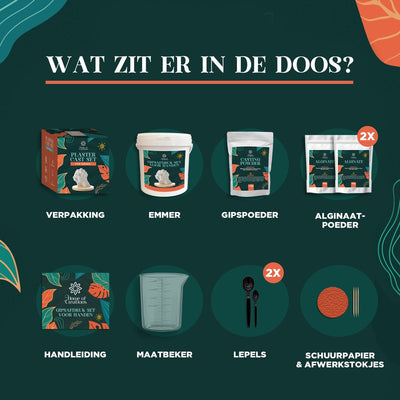 Home of Creations Baby Gipsafdruk Cadeauset Materniteit