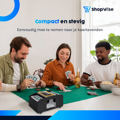 ShopWise Automatische Kaartenschudmachine op Batterijen