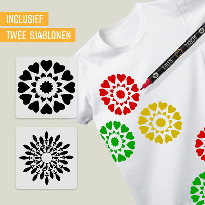 NAPI Acrylverf Markers Dubbele Punt - 24 Kleuren