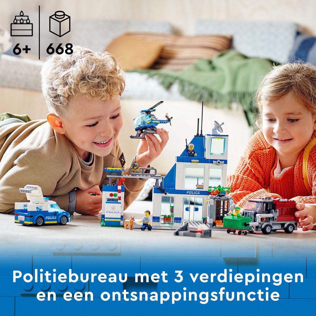 LEGO City Politiebureau met Voertuig - 60316