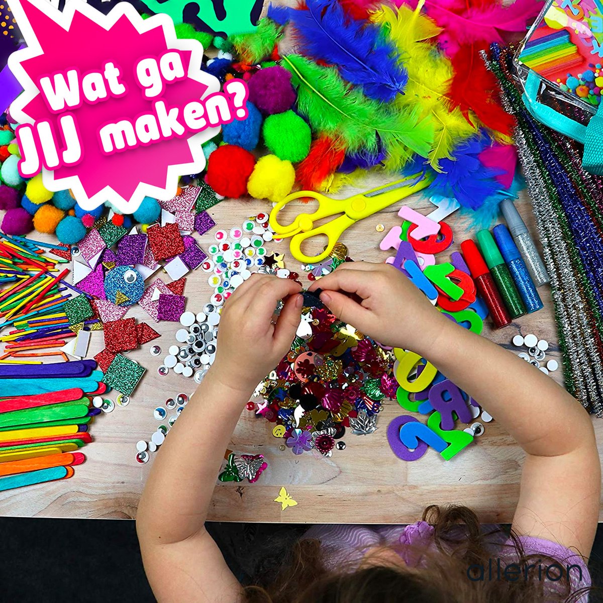 Allerion® Complete Ambachtelijke Knutselset - 375 Accessoires