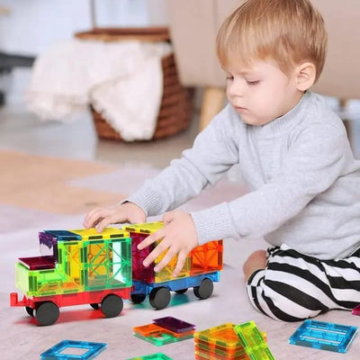 Magnaminds Magnetisch Speelgoed Uitbreidingsset Auto - 2 Stuks