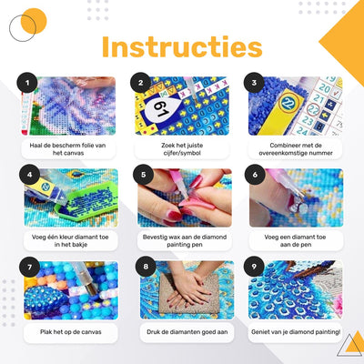 Rubye® Diamond Painting Olifant 30x40cm Volwassenen & Kinderen