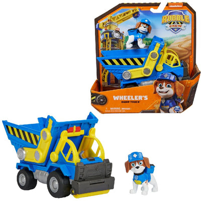 Rubble & Crew Kiepwagen Wheeler met Speelfiguur en Beweegbare Delen